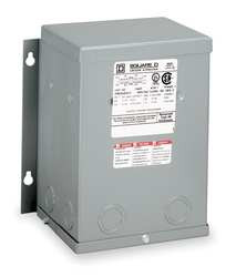SQUARE D 5S7FIS TRANSFORMER IN 208V OUT 120/240V 5KVA