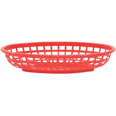 TABLECRAFT PRODUCTS COMPANY 1074R TABLECRAFT 1074R 9-3/8" X 6" RED OVAL BA