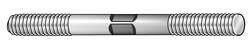TE-CO 41003 DBL END THD STUD 7/8-9 X 4 OAL PK2