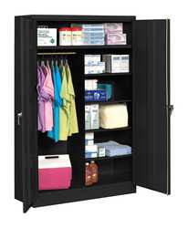 TENNSCO CORP J2478C BLACK COMBINATION STORAGE CABINET,78X48,BLACK