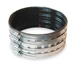 FERNCO, INC. NH-66 NO HUB COUPLING ELASTOMERIC PVC 3 IN L