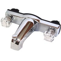UNITED STATES HARDWARE P-005PB TUB SHWR FAUCET CHRM 2HDL 8IN