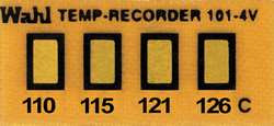 WAHL 101-4-110VC NON-REV TEMP INDICATOR KAPTON PK10