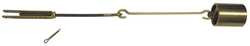 WATCO 38660-BRS TRIP LEVER LINKAGE W/O OVERFLOW PLATE