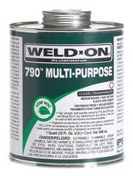 WELD-ON 13998-6KWR8 PIPE CEMENT CLEAR 32 OZ PVC