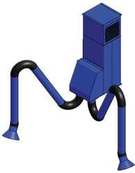 ROBOVENT S318 FUME/SMOKE COLLECTOR,71X34,2 ARMS