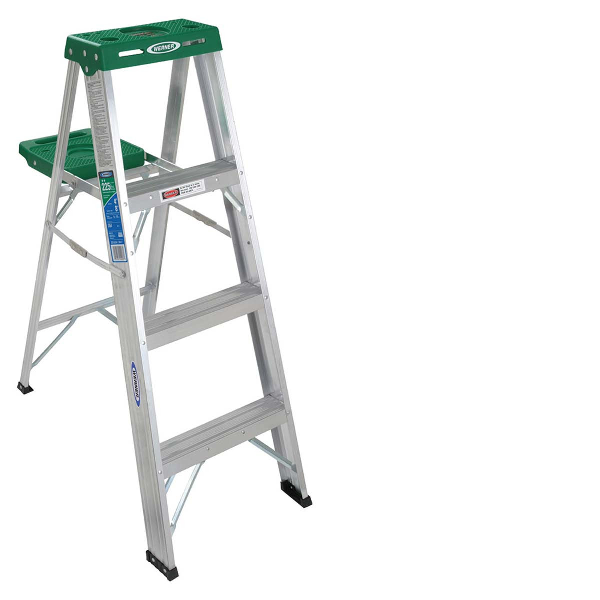 WERNER CO 354 LADDER STEP AL TYP2 225LB 4FT