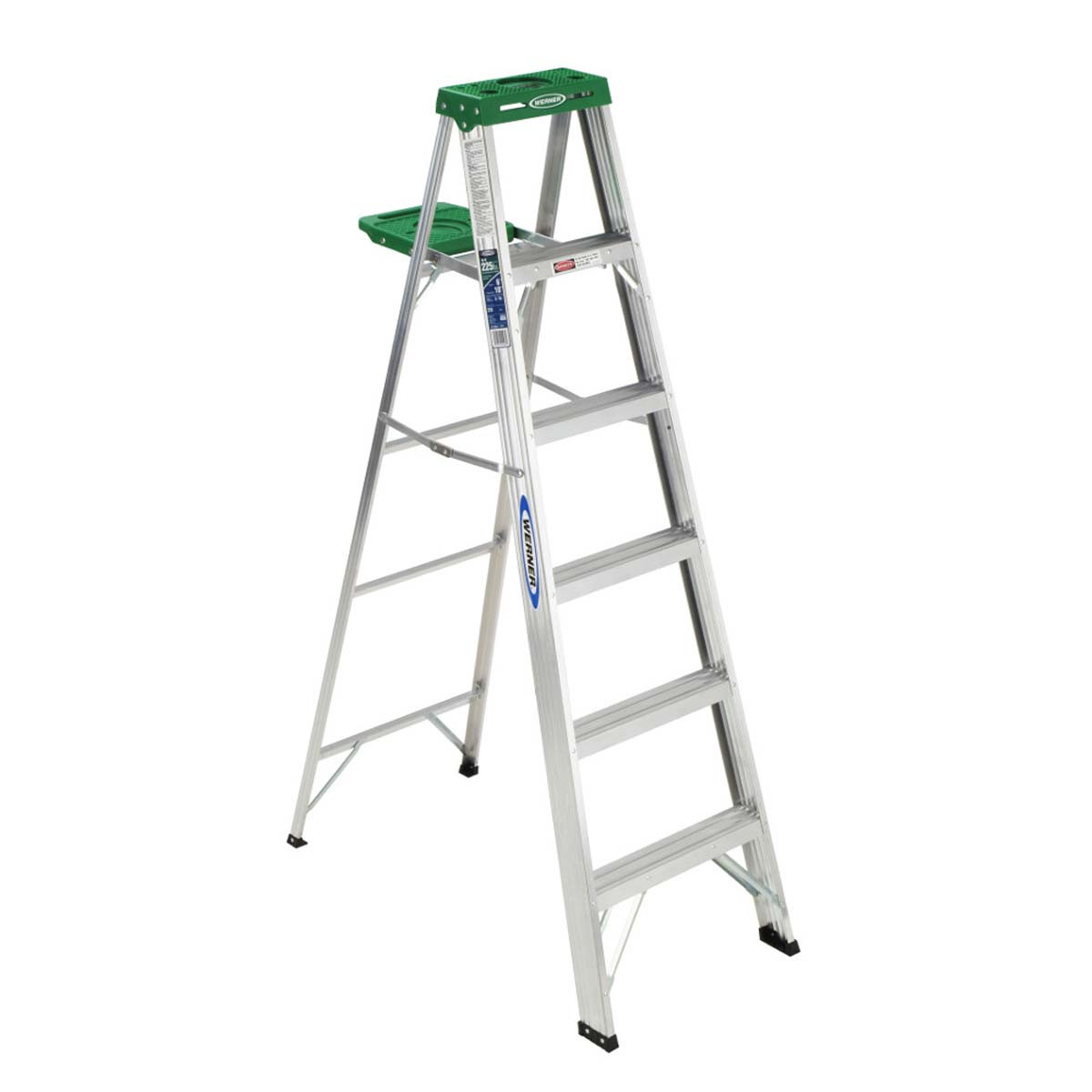 WERNER CO 356 LADDER STEP AL TYP2 225LB 6FT