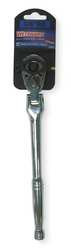 WESTWARD 1NUD5 HAND RATCHET, 9 1/2 IN, CHROME, 3/8 IN