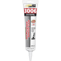 WHITE LIGHTNING 300612 5.5OZ TUB/TILE ADHESIVE CAULK