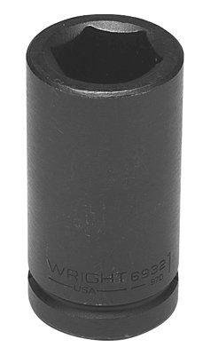 WRIGHT TOOLS 6936 1-1/8" 3/4"DR 6PT DEEP IMPACT SOCKET