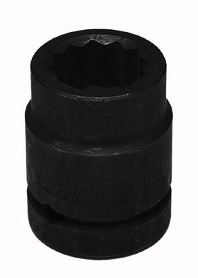 WRIGHT TOOLS 8742 1" DR. 12 PT. STANDARD IMPACT SOCKETS