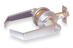 YALE AU4302LNX26D LEVER LOCKSET,MECHANICAL,PRIVACY,GRADE 2
