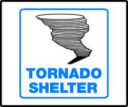 ZING ENTERPRISES, LLC 2543 ZING ECO SAFETY L SIGN TORNADO SHELTER 7