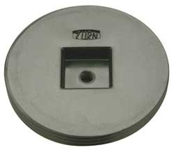 ZURN INDUSTRIES CO2490-A35 CLEANOUT PLUG PIPE DIA 3.5 IN