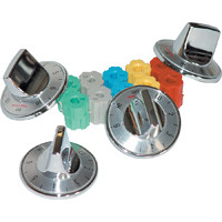 CAMCO MFG INC 00903 CHROME ELECT RANGE BURNER KNOB