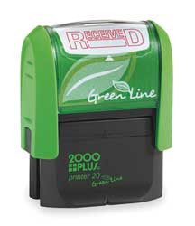 2000PLUS 035352 MESSAGE STAMP,RECEIVED