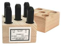 YOUNG BROS. STAMP WORKS, INC. 06053 SYMBOL SETS 1/4 IN H STEEL