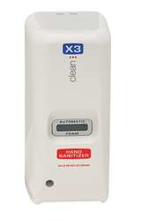 X3 CLEAN 10085 HANDSANITIZERDISP,CLR,1000ML,43/4IND