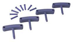 REMCO 10168 REPL HOOK,TOOL MOUNT,PURPLE POLY,PK4