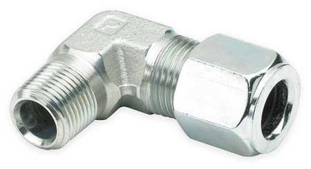 PARKER 10 CBU-S ELBOW 90 ZINC STEEL COMPXM 5/8INX1/2IN