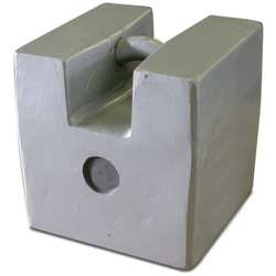 RICE LAKE WEIGHING SYSTEMS 12892 CALIBRATION WEIGHT,250 LB.,PAINTED