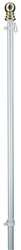 ANNIN FLAGMAKERS 162 2-PIECE SPINNING POLE,ALUMINUM,SILVER