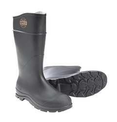 HONEYWELL 18822/12 RUBBER BOOT,MEN'S,12,KNEE,BLACK,PR
