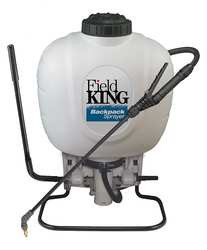 FIELD KING 190350 BACKPACK SPRAYER 4 GAL. POLY 160 PSI
