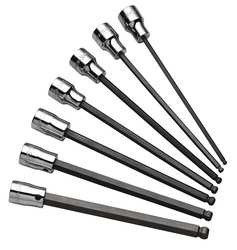 SK PROFESSIONAL TOOLS 19751 LONG SOCKET BIT SET 3/8 IN DR 7 PC