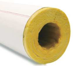 OWENS CORNING 200234 PIPE INSULATION 2-13/32 IN X 3 FT L WH