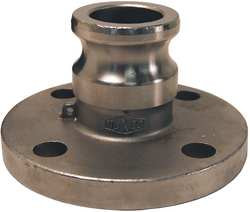 DIXON VALVE  COUPLING 200-AL-SS CAM AND GROOVE ADAPTER,2",316 SS