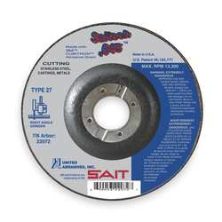 UNITED ABRASIVES-SAIT 22082 ABRSV CUT WHL 6IN D 0.045IN T 7/8IN AH