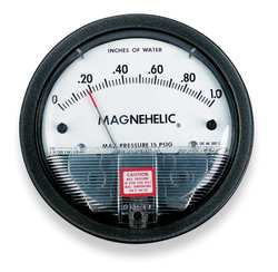DWYER INSTRUMENTS 2302 PRESSURE GAUGE 1 IN TO 0 TO 1 IN H2O