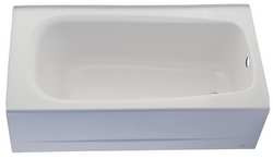 AMERICAN STANDARD 2460002.020 SOAKING TUB WHITE 60INLX32INWX17-3/4INH