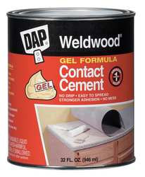 WELDWOOD 25312 CONTACT CEMENT,1 QT.