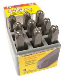 C.H. HANSON 25621 NUMBER SET,1/4 IN. H,STEEL