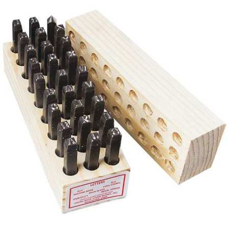 YOUNG BROS. STAMP WORKS, INC. 03271 STEEL STAMPS SET 2-3/8 SHANK L STEEL