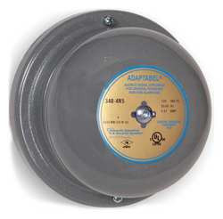EDWARDS SIGNALING 340-4G5 BELL 24VAC 0.250A GRAY