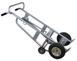 DAYTON 34D654 DRUM TRUCK 30-85 GAL ALUMINUM 58 IN H
