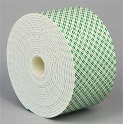 3M PREFERRED CONVERTER 4008-15C144 DOUBLE COATED TAPE 2 IN X 5 YD. WHITE