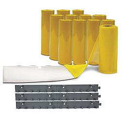 ALECO 405013 STRIP CURTAIN INSECT BARRIER 6X8 BLK MES