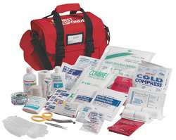 FIRST AID ONLY 520-FR FIRST RESPONDER KIT, NYLON BAG, 113 COMP