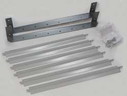 DAYTON 5ZKE0 LOUVER SET GRAY 13-1/8 IN H VERTICAL