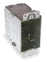 RACO 601 ELECTRICAL BOX,SWITCH,3X2X3-1/2 IN.