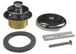 AB A 60355 BATHWASTE&OVFLW,D1-1/2",ROUND,BRASS