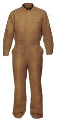 CHICAGO PROTECTIVE APPAREL 605-USK-XL FLAME-RESISTANT COVERALL KHAKI XL