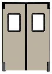 CHASE 6096RDBEI H1834 SWINGING DOOR 8 X 5FT BEIGE POLYET