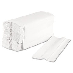 BOARDWALK 6220 C-FOLD PAPER TOWELS, BLEACHED WHITE, 200