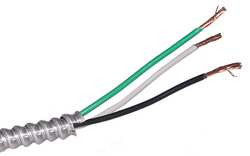 ROMEX (SOUTHWIRE REGISTERED TRADEMARK) 69114701 ARMORED CBL,2 W/GRD,12AWG,MC,250FT